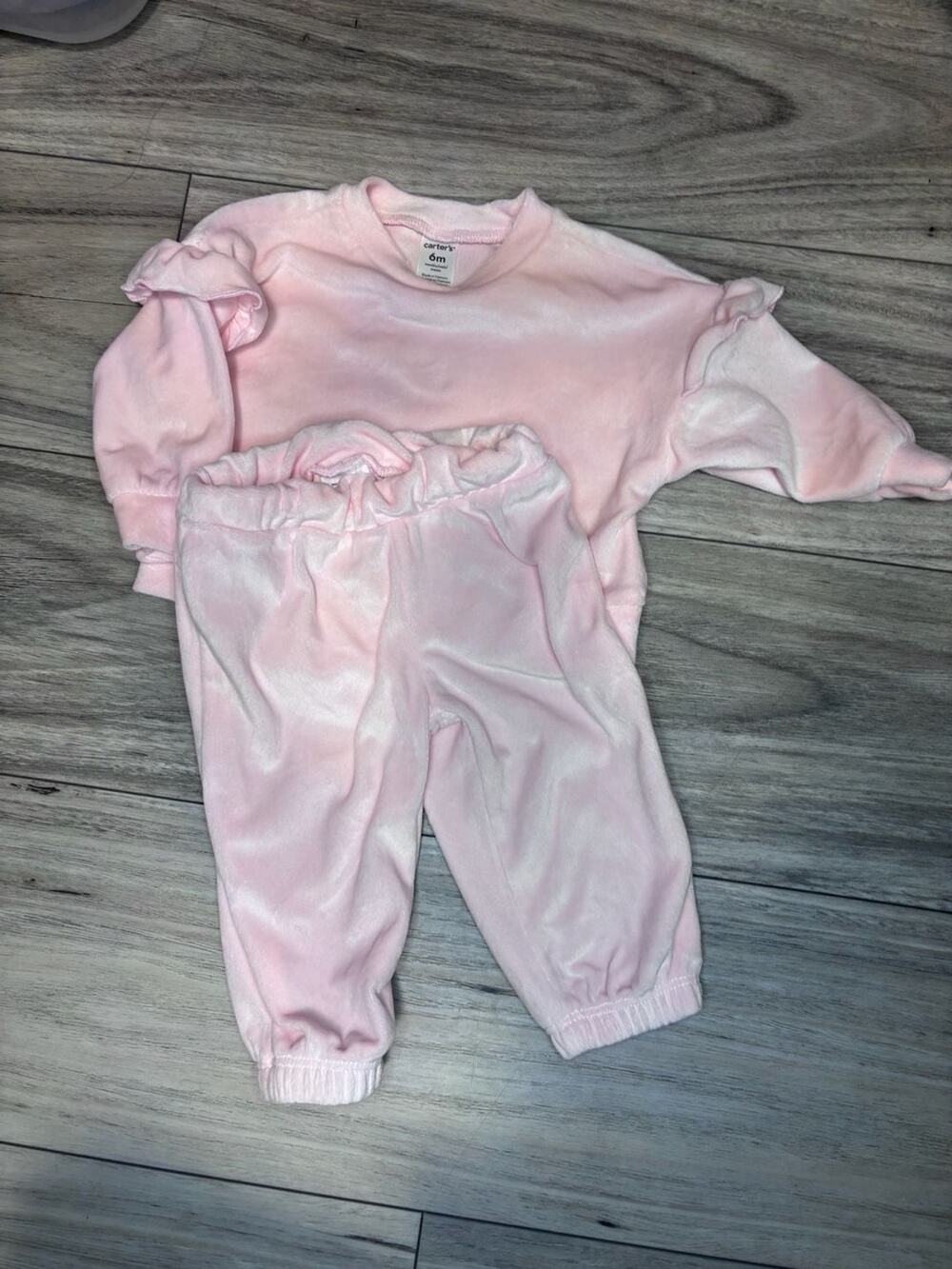 Mon Coeur Poodle Print Long Sleeve Cotton Bodysuit